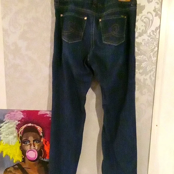 Seven7 Melissa McCarthy Dark Blue Boot Cut Jeans - Picture 3 of 6